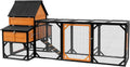 120" Large Chicken Coop with Run for 6-10 Chickens Poultry Cage
