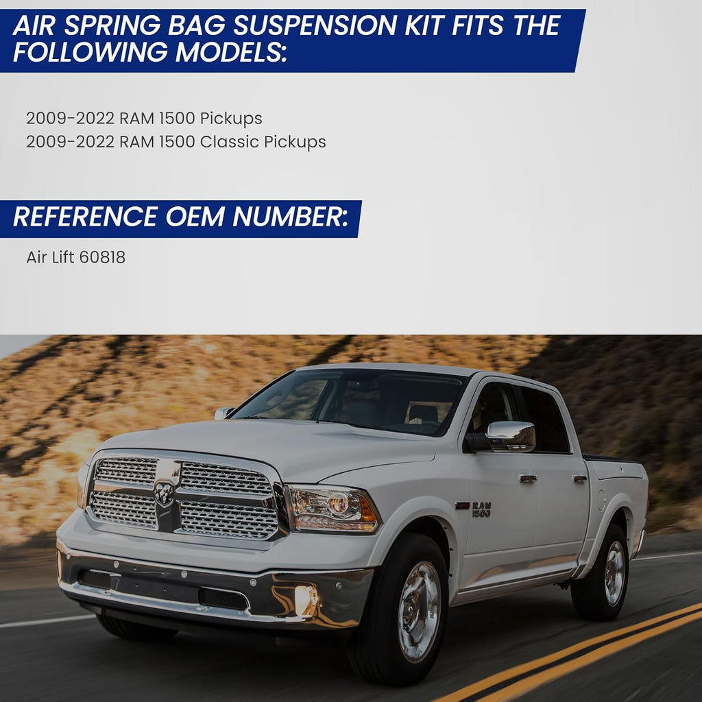 Rear Air Spring Bag Suspension Kits for Ram 1500/ Classic