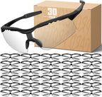 30 Pack Safety Glasses Bulk Men Women, ANSI Z87.1 Protective Eyewear