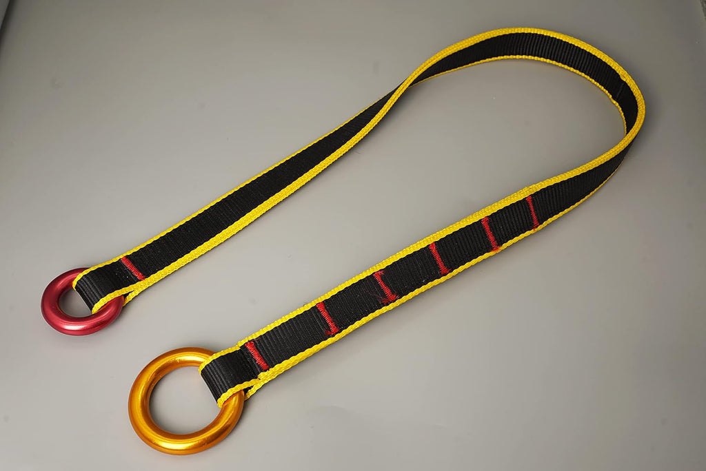 Aluminum Rappel Ring Climbing Ring 40KN/22KN Pack of 2 for Rock Climbing Arborist Rescue Connection Point