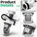For Samsung WF46BG6500AEUS Washer Water Drain Pump Repair Component