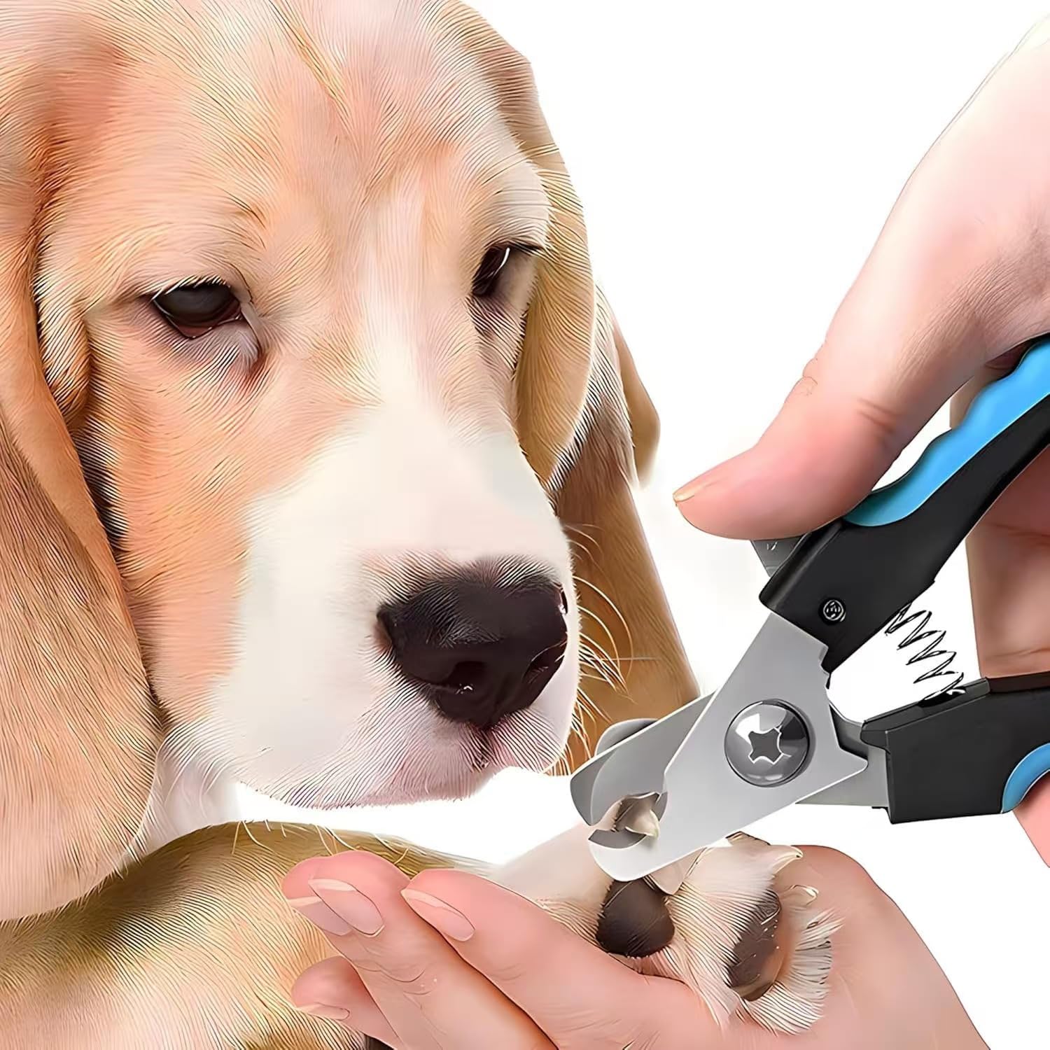Ultimate 4-Piece Pet Grooming Kit | Stainless Steel Nail Clipper, Deshedding Brush, Metal Comb & Tools for Cats &