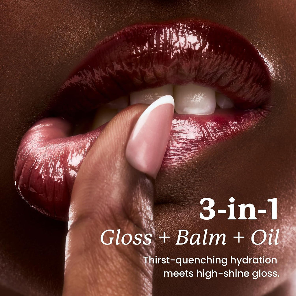 Lip Elixir Hydrating Lip Gloss, High-Shine, Bunny Ear (Clear)
