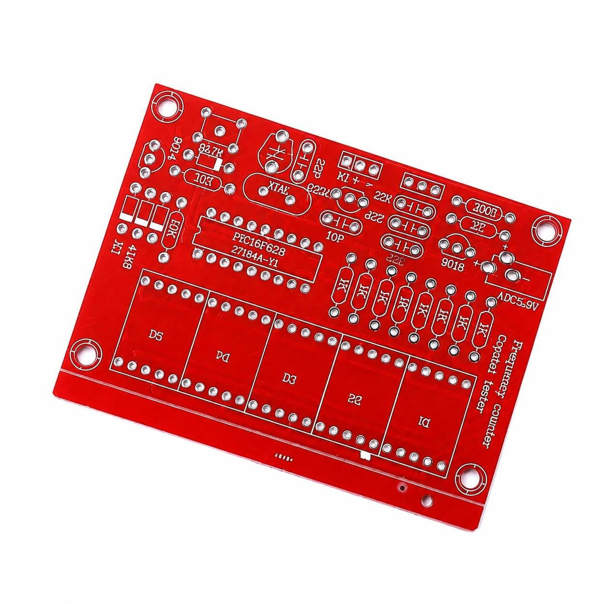1Hz-50MHz Crystal Oscillator Tester DIY Kit, Digital LED Frequency Counter Cymometer Measurement Module for Electronic Experiment