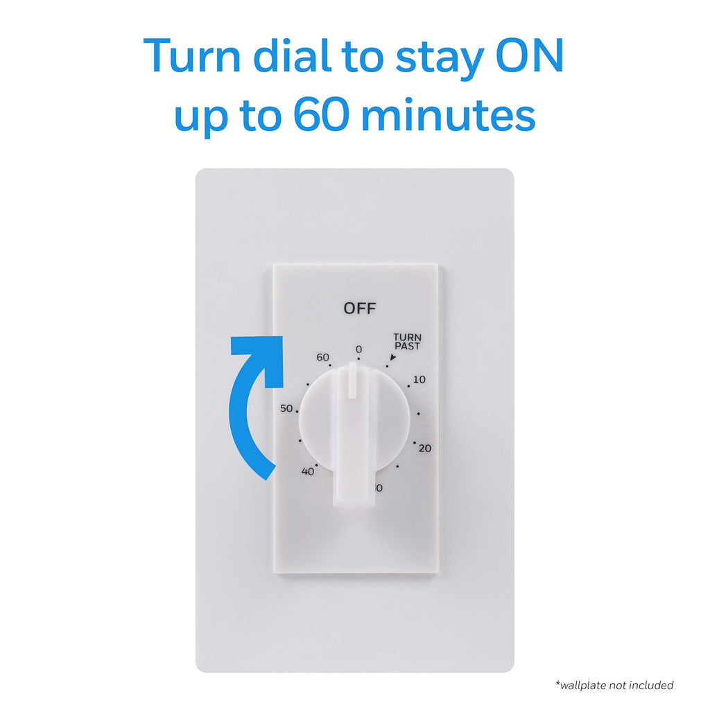 UltraPro in-Wall Mechanical Countdown Timer Switch, Spring Wound, White