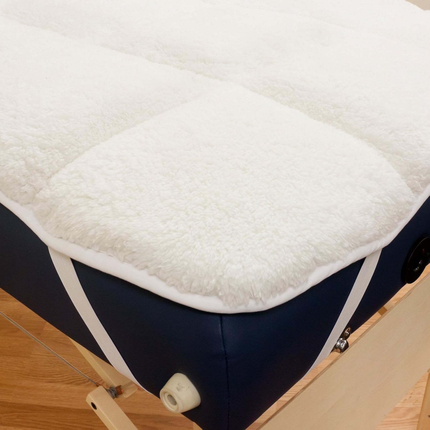 Abundance Deluxe Quilted Fleece Massage Table Pad Set. Includes Face Cradle Cover & Table Pad. Microfiber Fleece is