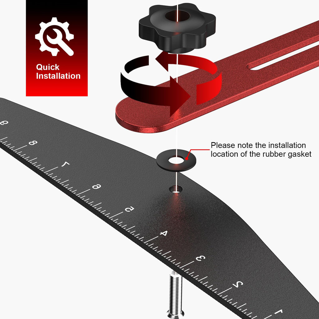 Stair Tread Template Tool, Modular Adjustable Stair Gauge