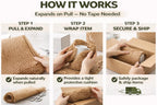 Honeycomb Packing Paper Roll 20" x 875', 1-Pack Recyclable Kraft