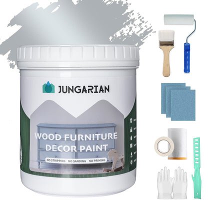 Furniture Paint 32oz with Tools - Water-based & Low Odor Paint No Sanding No Priming- Matte Finish Indoor Outdoor