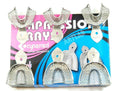 Premium German Dental Autoclavable Metal Impression Trays Stainless Steel Upper Lower Dental Perforated Impression