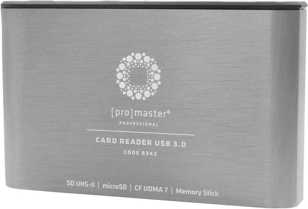 Professional USB 3.0 Multi Card Reader - Dual Slot SD, CF and Micro SD Card Reader, (Model 8342)