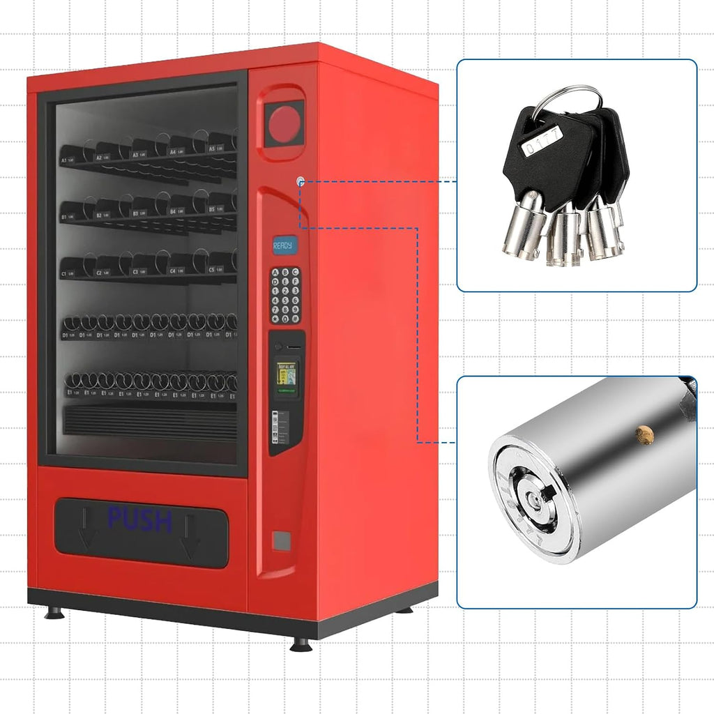 Tubular Lock Set Storage Cylinder Lock Vending Machine Keys