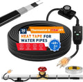 3~100FT Heat Tape for Water Pipes, UL & ETL Certified 30 FT Self-Regulating Pipe Heating Cable with Thermostat for