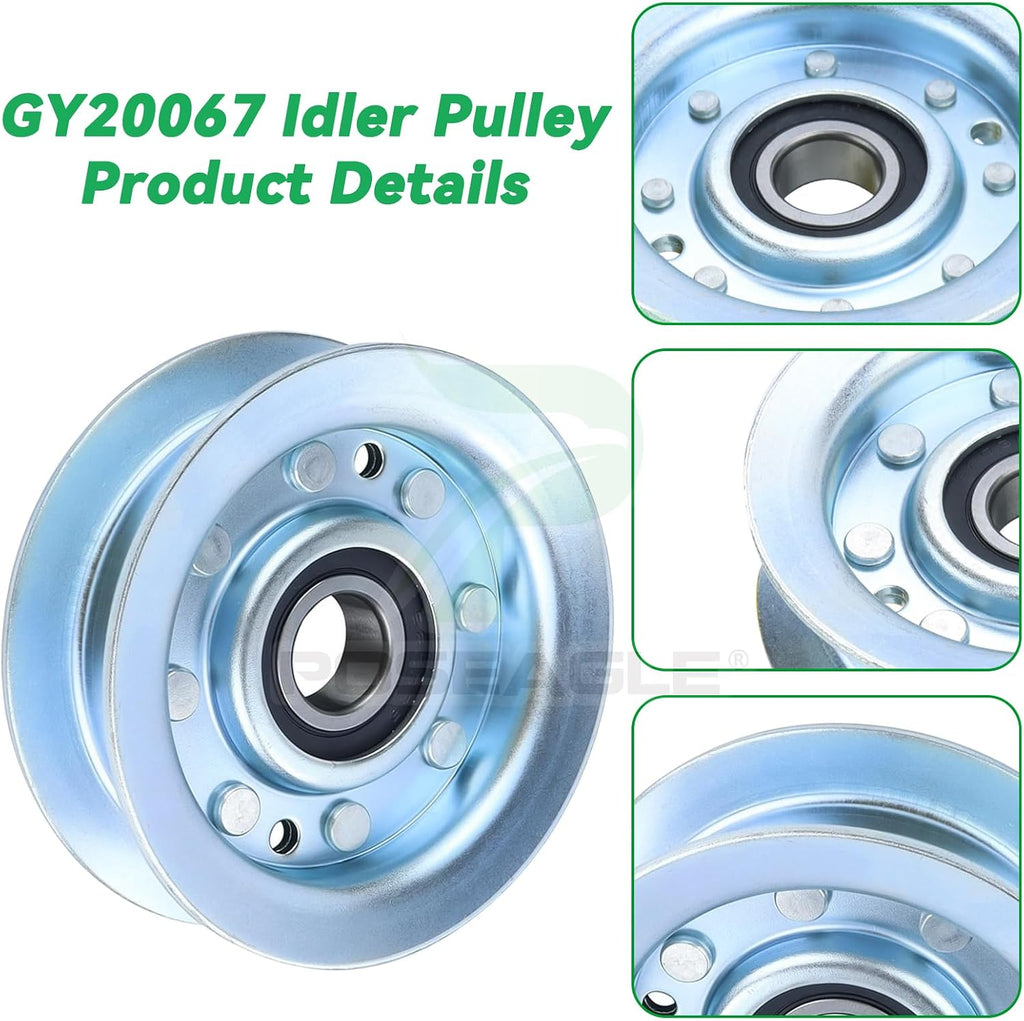 GY22172 Idler Pulley with GY20629 Idler Pulley for D140 L130 Mower