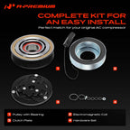 A-Premium Air Conditioner AC Compressor Clutch Kit