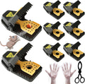 Mouse Traps Humane, Rat Trap Safe Quick Effectively No Touch clip Mouse Trap, Reusable Plastic Mousetraps Used Indoor