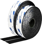Hook and Loop Tape 1in x 20ft, Slef Adhesive Interlocking Strip, Mounting Tape Heavy Duty Adhesion, Picture Hanging