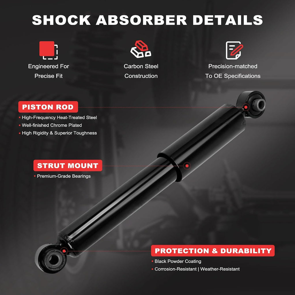 SCITOO 2pcs Rear Shock Absorbers Replace for Kia Forte FWD