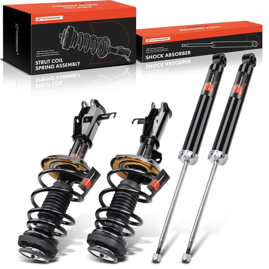 A-Premium Front and Rear Shocks and Struts Compatible with Buick