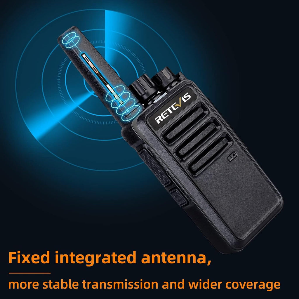 RT68 FRS Walkie Talkies for Adults Long Range (2 Pack) | for Hiking Camping, Splash-Proof & Weather-Resistant 2 Way