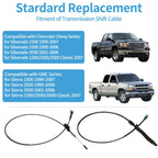 12477640 Transmission Shift Cable Replacement for Chevrolet Chevy