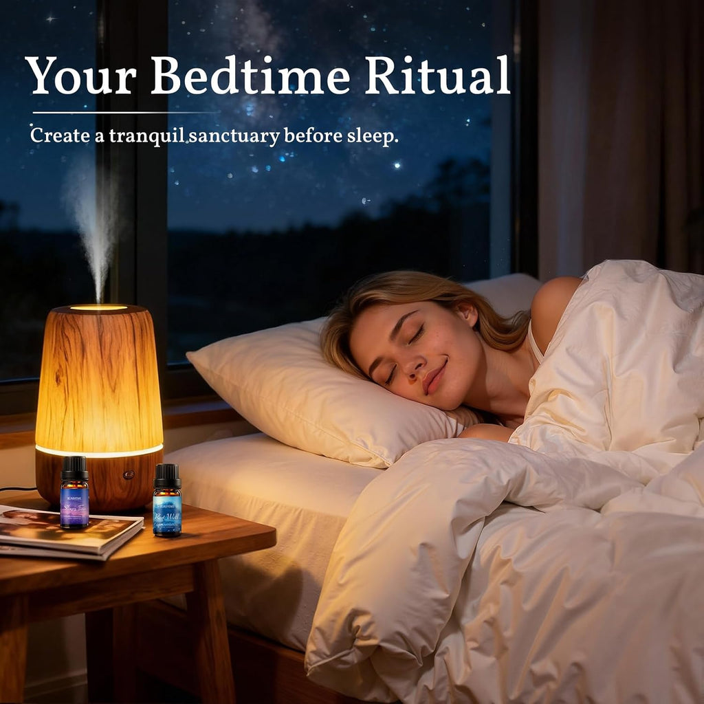 8 Pack Sleep Essential Oils Set for Diffusers for Home | Calming Fragrance Oils for Relaxation, Humidifiers, Candle &