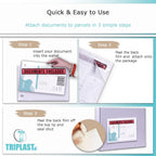 200 x A4 Printed Document Enclosed Wallet (328 x 230 mm) | Peel & Seal Clear Plastic