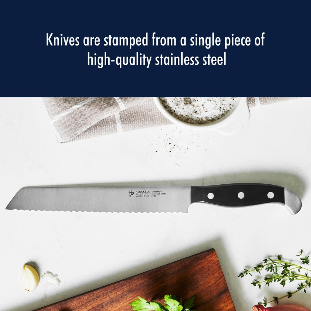 Statement 8 Inch Bread Knife, Razor-Sharp, German Engineered