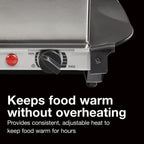 Electric Buffet Server & Food Warmer With Lids