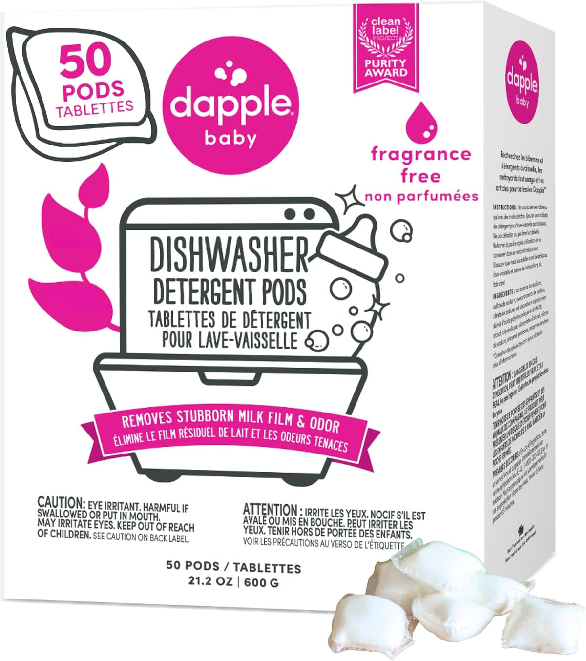 Baby - Dishwasher Detergent Pods - 50 Count
