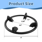 9 Inch Cast Iron for Gas Stove, Burner Grate Replacement Stand
