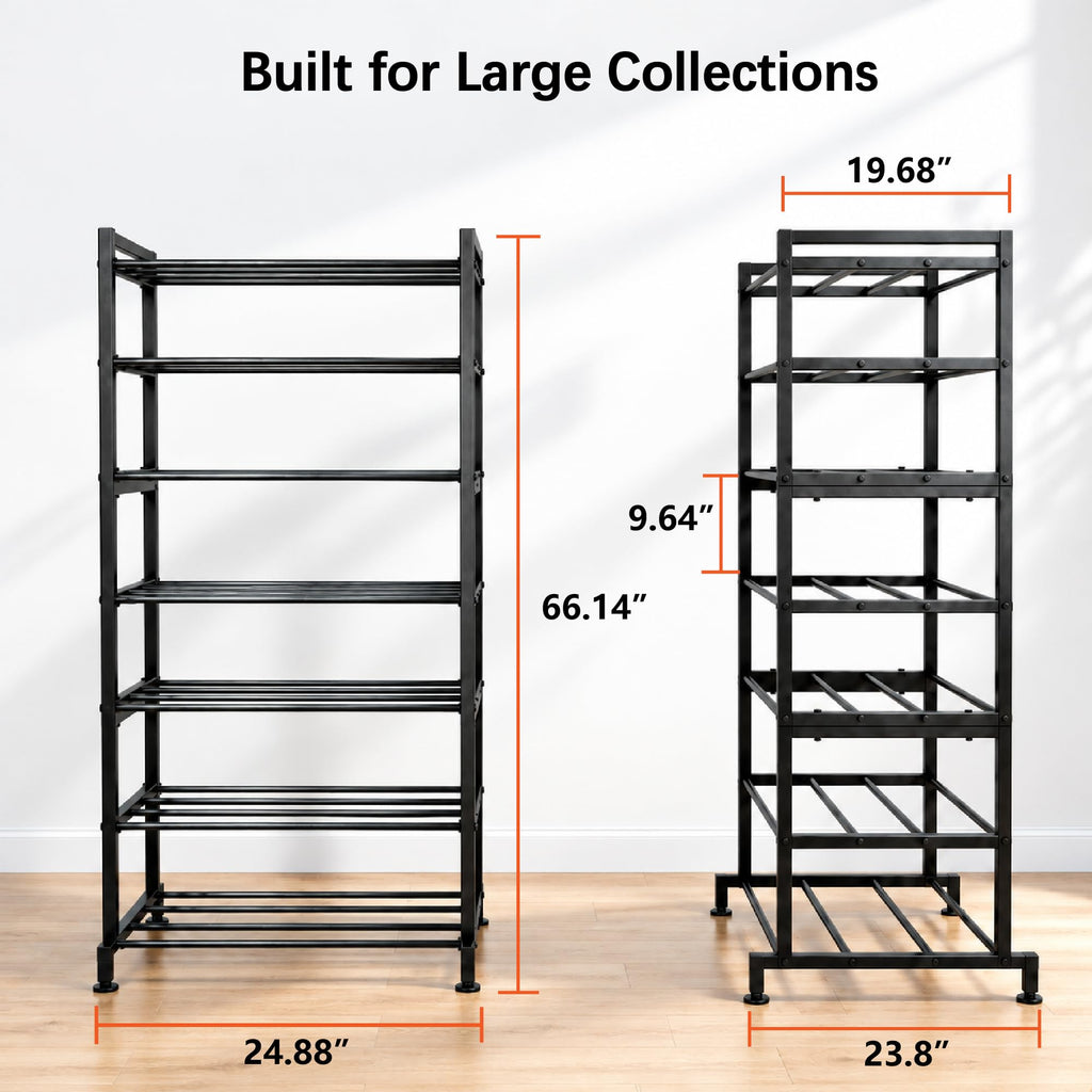 3D Printer Filament Storage Rack, 7-Tier Double-Row, 126 Spools
