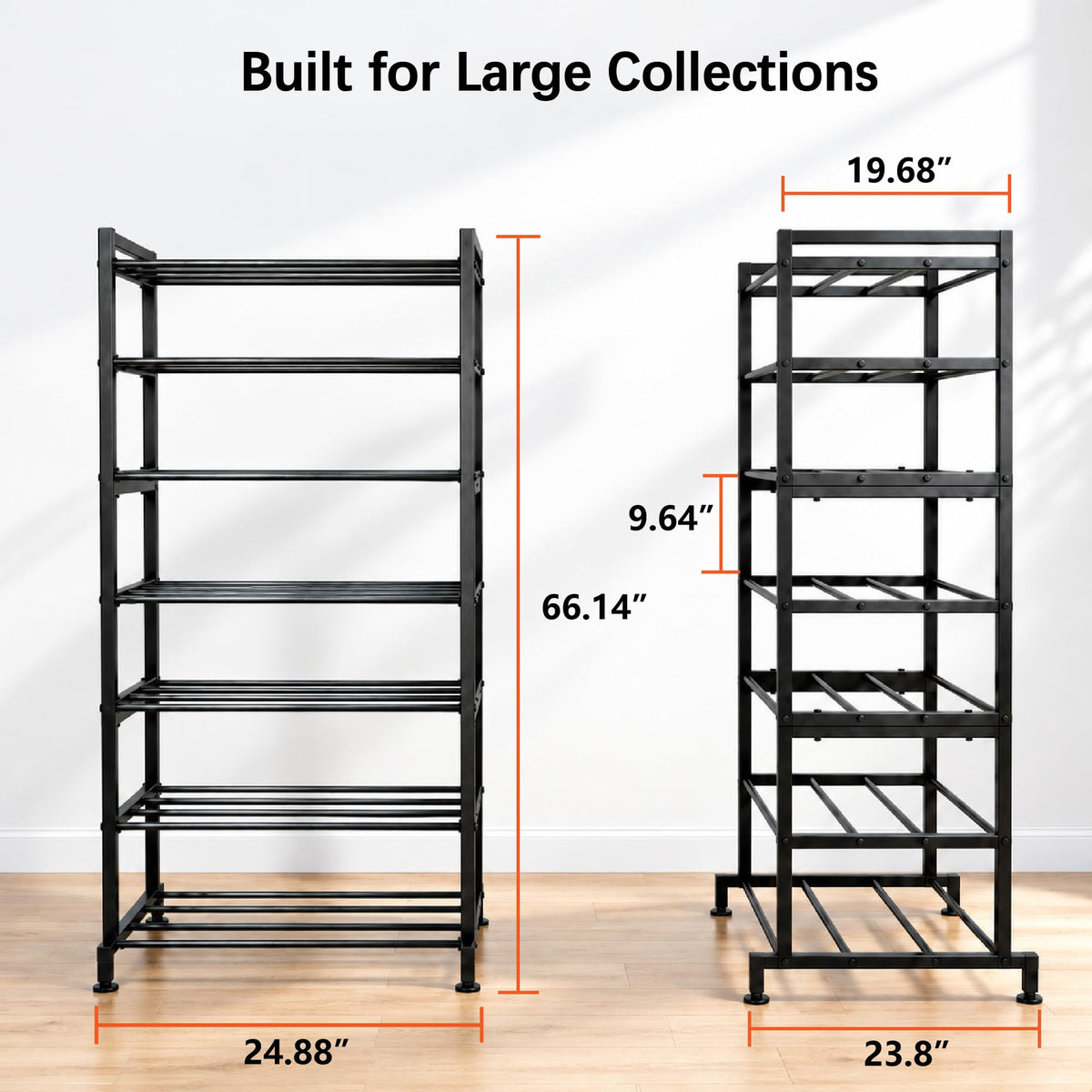 3D Printer Filament Storage Rack, 7-Tier Double-Row, 126 Spools