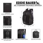 Stowaway Packable Backpack - Dark Smoke, 30L