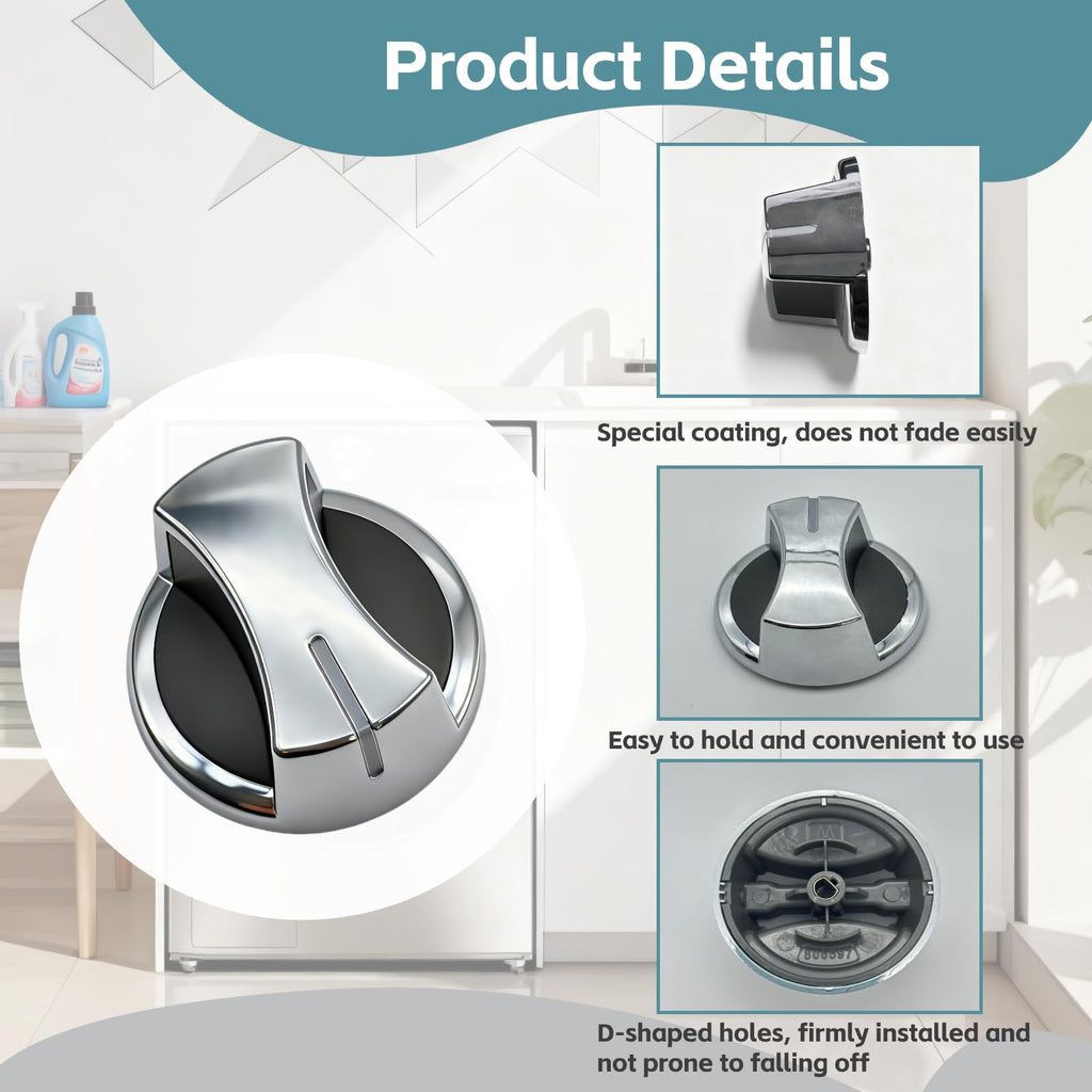 SCEAZKLK 806597 Dryer Timer Knob,Appliance Knobs Replacement Compatible with Speed Queen Dryer,Replace PS16995756 AP6339803 4961989 352806597