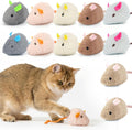 12PCS 2.36 Inch Cat Mice Toys, Prefilled Catnip Plush Catnip Toys, Realistic Design Interactive Cat Mouse Toys for