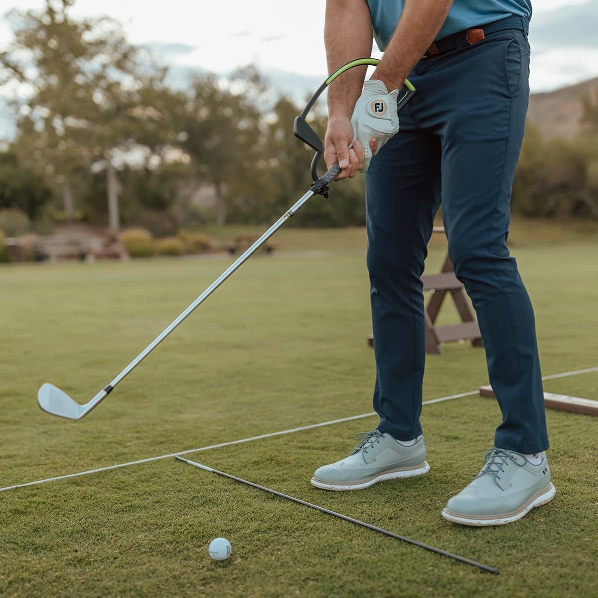 theHANGER Official Golf Training Aid, Golf Swing Aid Helps Golfers Achieve Clubface Control to Eliminate Hooks and