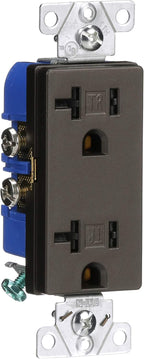 Designer Tamper Resistant Decorator 20A 125V Receptacle