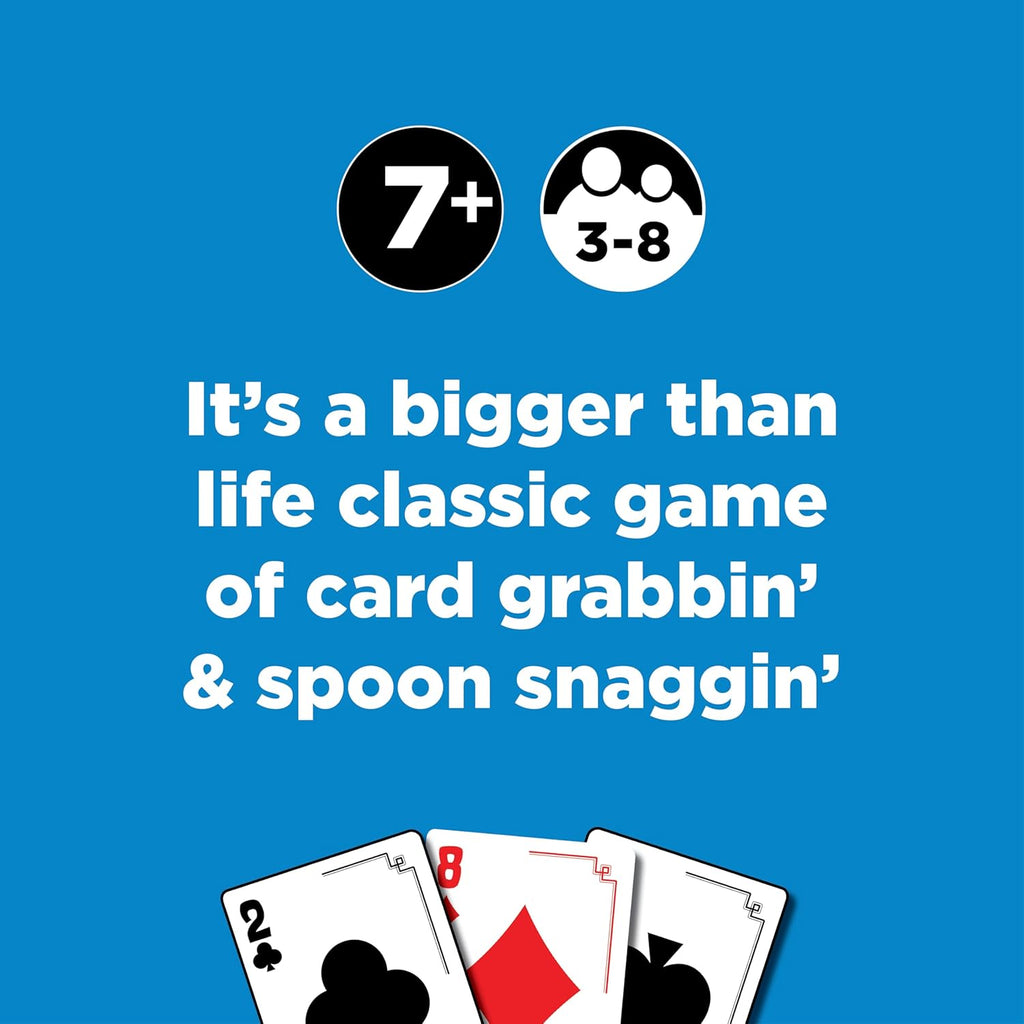 Giant Spoons,Card Games for Kids - Spoons Game,Deck of Cards,Fun Family Games for Kids and Adults, Playing Cards,Game