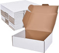 Shipping Boxes Set of 20,12x9x4 Inches White Corrugated Cardboard Box Literature Mailer for Small Business