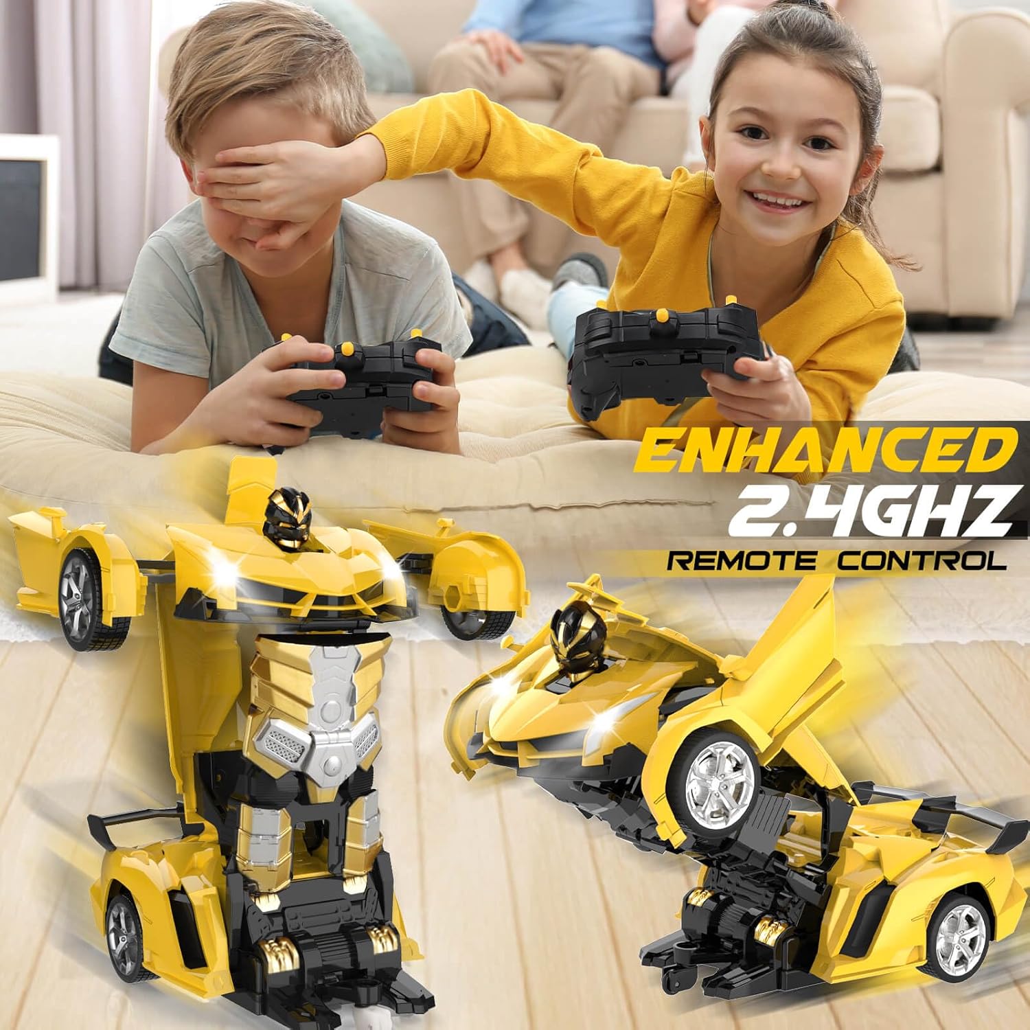 Remote Control Car - Transform Robot RC Cars, Toys for Ages 5-7, Kids Toys, 4 Year Old Boy Toys, Toys for 3 4 5 6 7 8