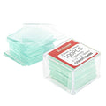 CS-S22-100 Square 22mm x 22mm Cover Slips 100 Count | 100 piece pack of 22mm x 22mm, pre-cleaned microscope square