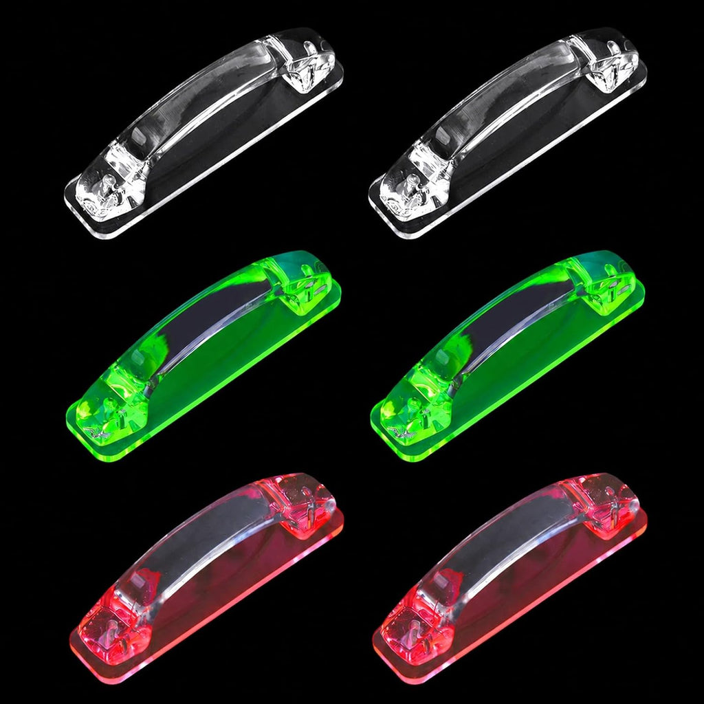 6pcs Aquarium lid Hinge Acrylic Fish Tank Glass Canopy Handle Fish Tank Hood top Cover Replacement Double Tape Pull