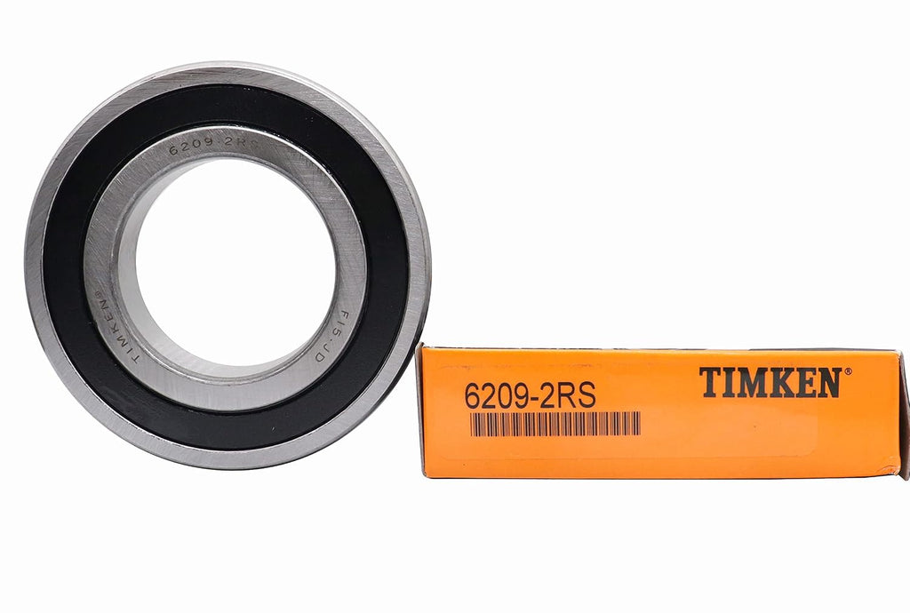 TIMKEN 6209-2RS 45X85X19MM Double Rubber Seal Bearings Pre-Lubricated and Stable Performance and Cost Effective, Deep Groove Ball Bearings