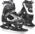 Ice Skates for Kids, Boys and Girls, Hockey Lace-Up Adjustable Skates Soft Padding and Reinforced Ankle Support for