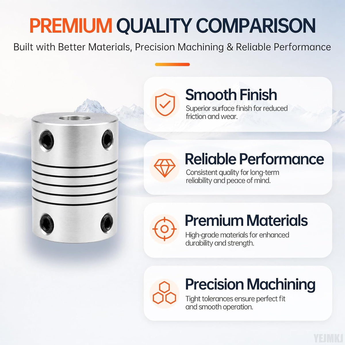 2PCS 5mm to 8mm Flexible Shaft Coupling Helical Beam Coupler