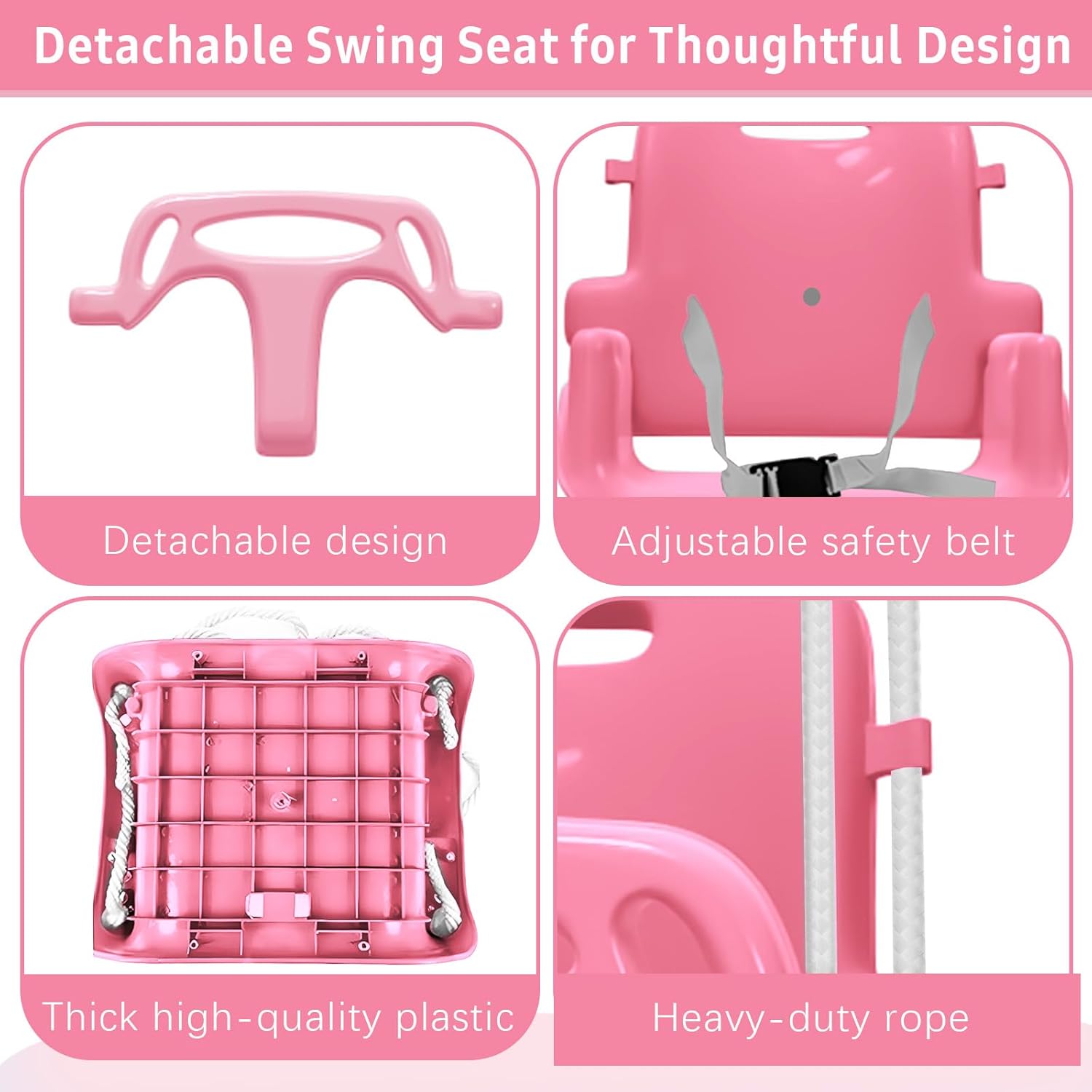 Multifunctional Toddler Swing, Foldable Baby Swing Outdoor & Indoor Use, Easily Installable and Storable Swing Sets
