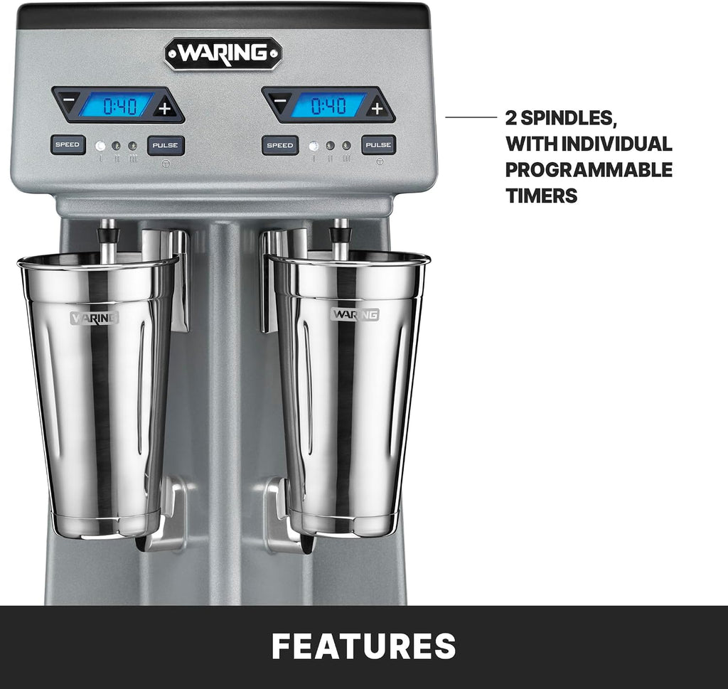 Heavy-Duty Double Spindle Drink Mixer
