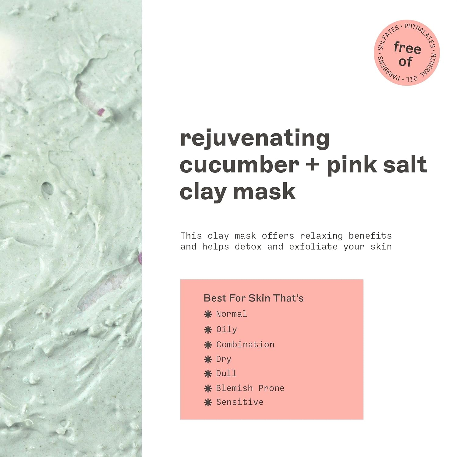 Facial Mask Variety Set: Clay, Peel-Off, Gel, & Mud Face Masks, Clearing, Hydrating, Detoxifying & Rejuvenating