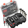 Forstner Bit Set, 10PCS Forstner Drill Bits for Wood, Auger Opener Hexagonal Handle Drilling Cutting Tool for